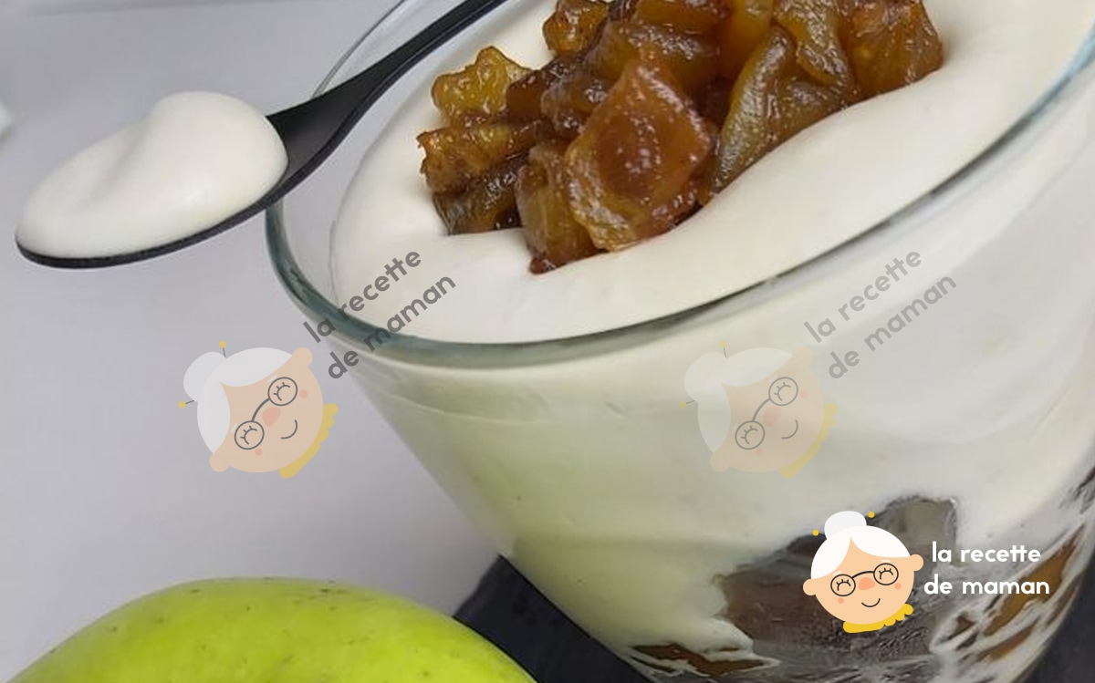 Pommes tatin à la crème de mascarpone