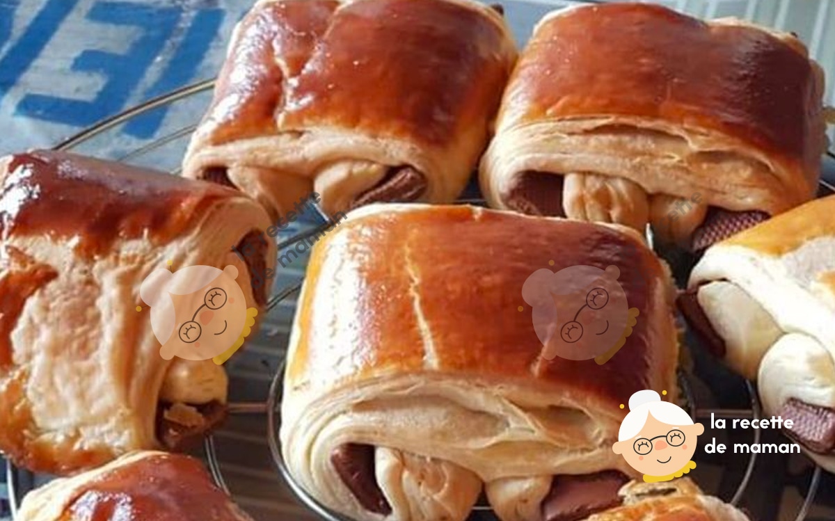 Pains au chocolat maison, la vraie chocolatine