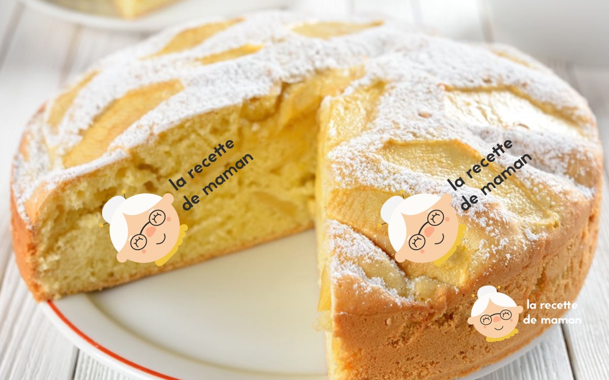 Magnifique gâteau aux pommes