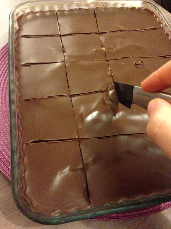 Carres De Chocolat Et Creme La Recette De Maman