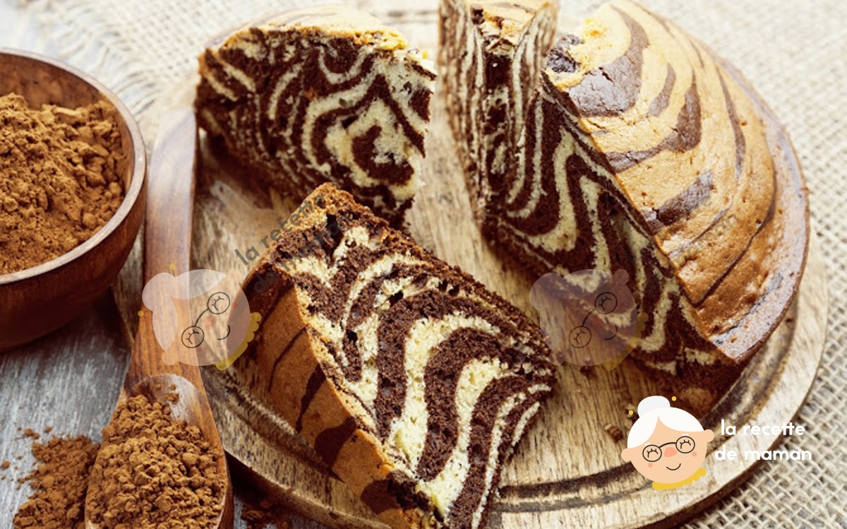 Gâteau tigré, zébré ou le zebra cake